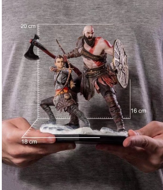 Mô hình Game God of War Kratos và Atreus 1/10 - Figure tặng quà