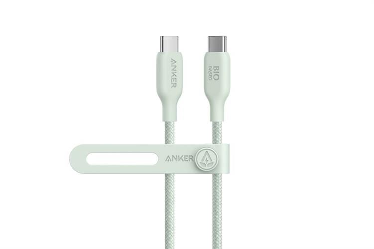 Cáp Anker 543 USB-C → USB-C Bio-Braided 0.9 m (Model A80E5) - GiaPhucStore | Hàng Chính Hãng