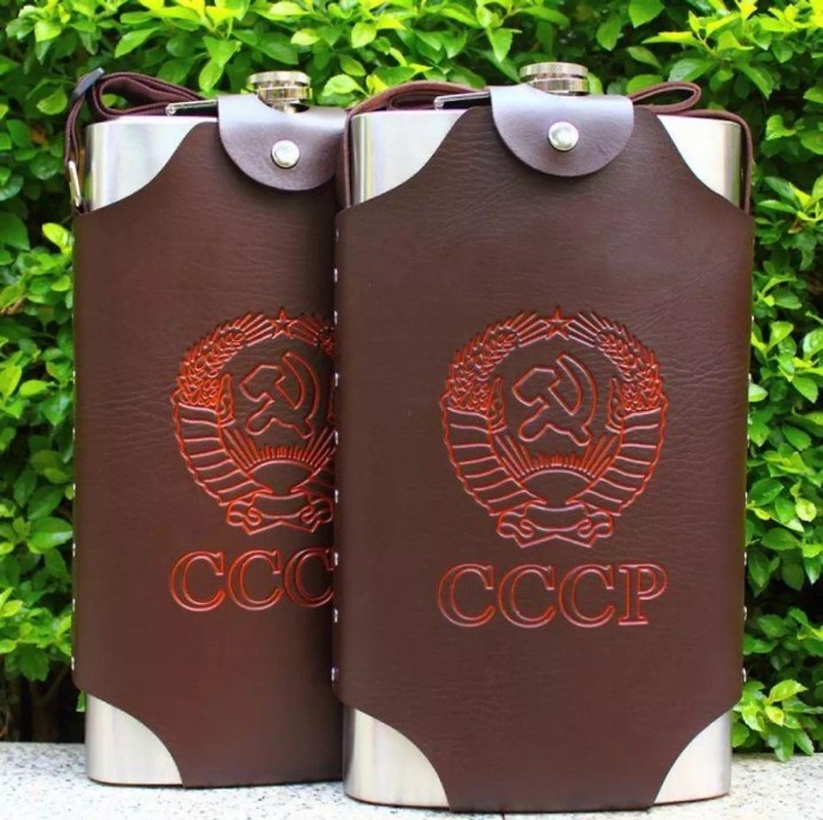 Bình inox đựng rượu CCCP Tuyền Thống Dung Tích 2.0L - 64OZ