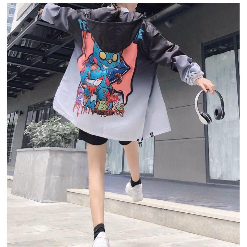 Áo khoác loang chất mero nam nự
