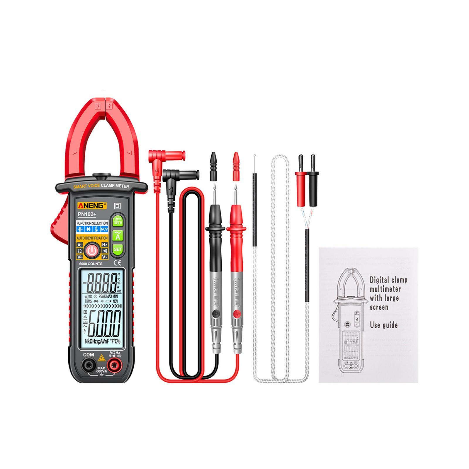 Digital Clamp Meter Resistance Multifunctional Capacitance Voice Clamp Meter