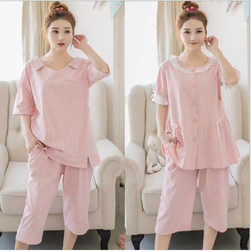 Pijama Bầu, Sau sinh Lửng Có Thiết Kế Cho Bé Ti AZ143