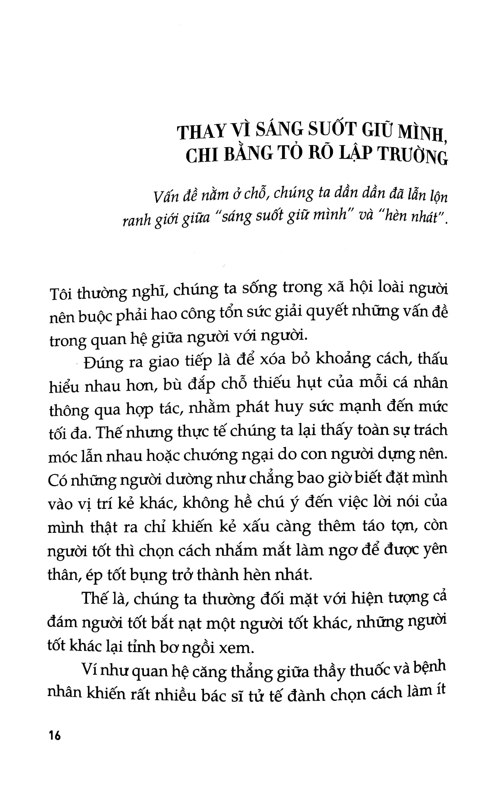 Sách Lòng Tốt Của Bạn Cần Thêm Đôi Phần Sắc Sảo