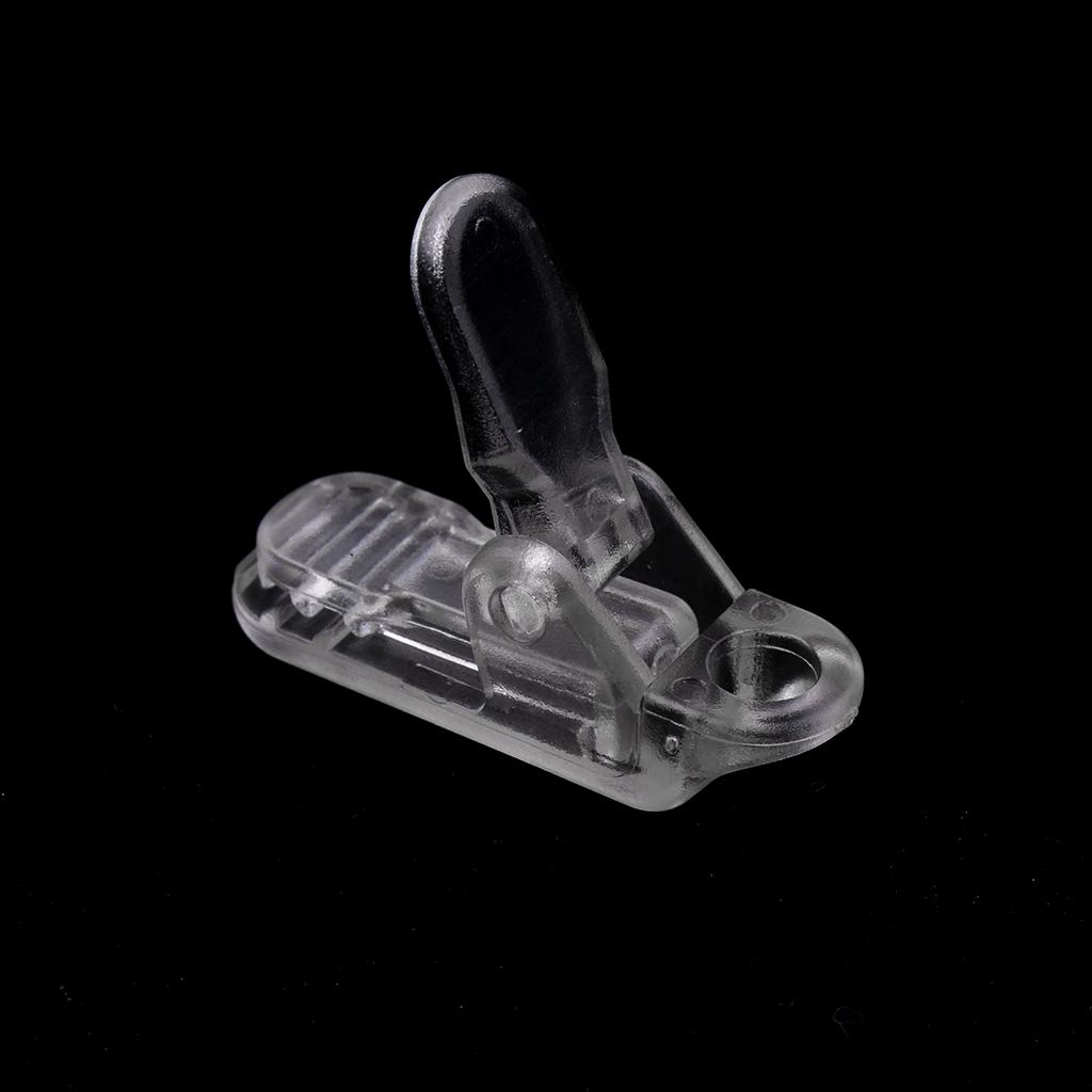 2x10 Pieces Plastic Tie Down Emergency Awning Set Tarp Clips Tent Clamp Clear