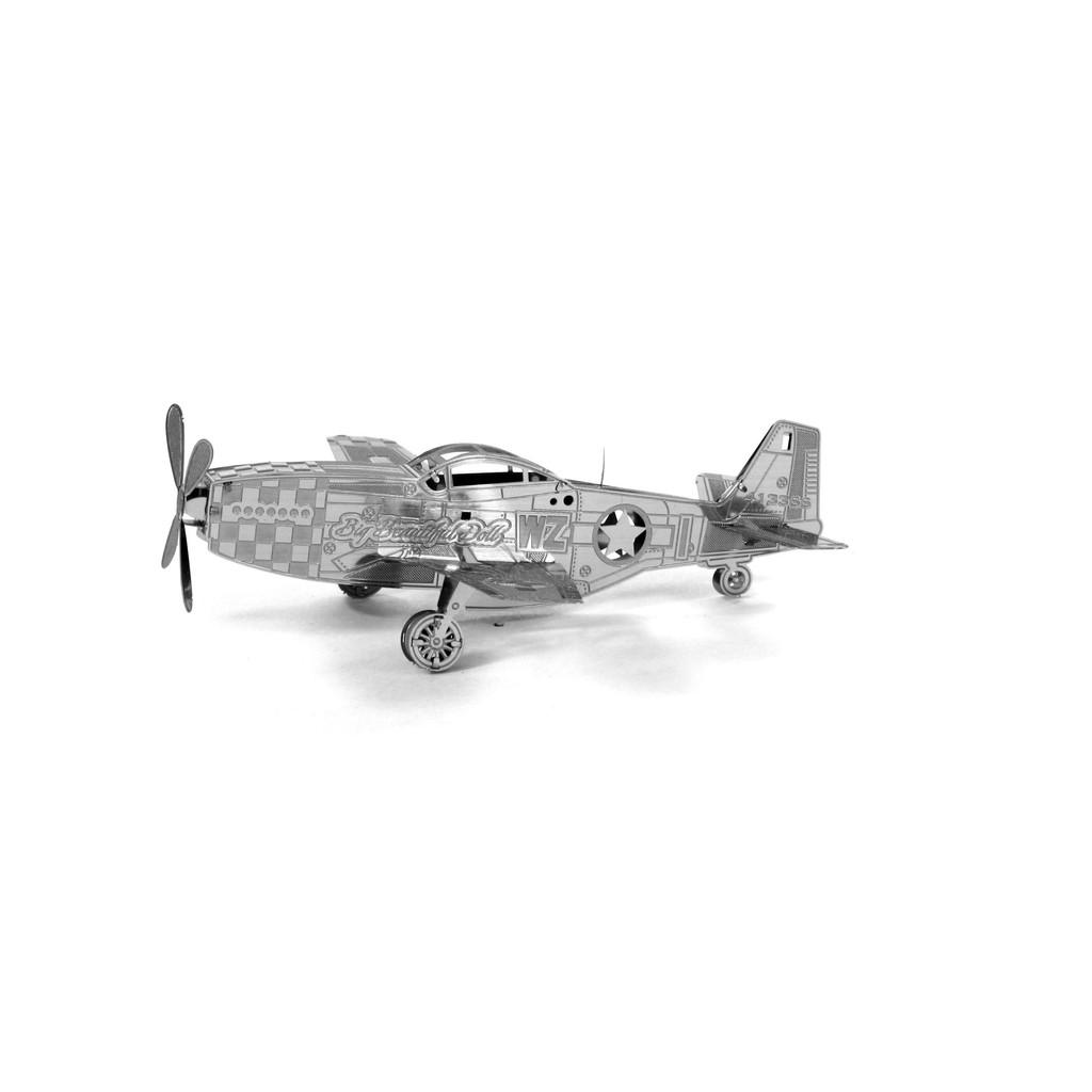 Mô Hình Lắp Ráp 3d Máy Bay Tiêm Kích P51 - Mustang