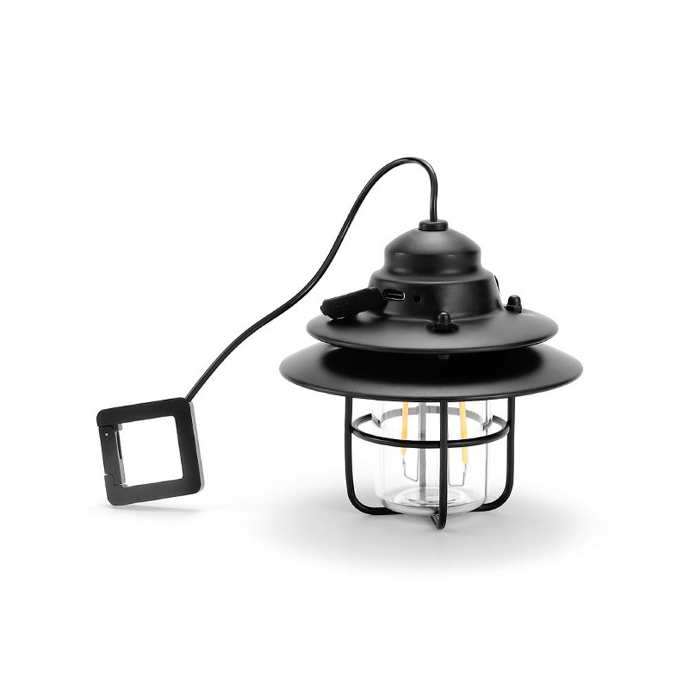 Đèn cắm trại kiểu dáng cổ điển di động, 2 Cấp độ sáng có thể điều chỉnh để cắm trại, ngoài trời