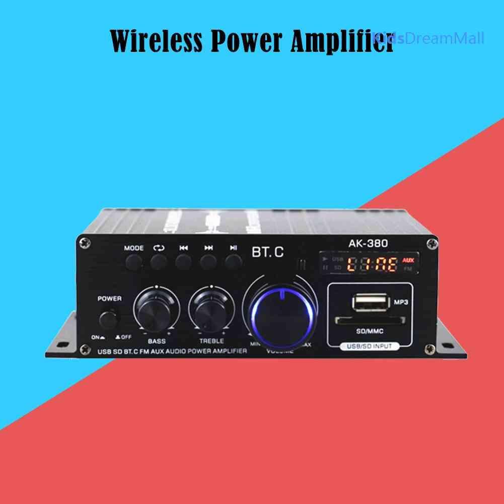 Mới Bộ Khuếch Đại Âm Thanh Bluetooth AK380 12V 2 Kênh HIFI Chuyên Dụng Cho Gia Đình