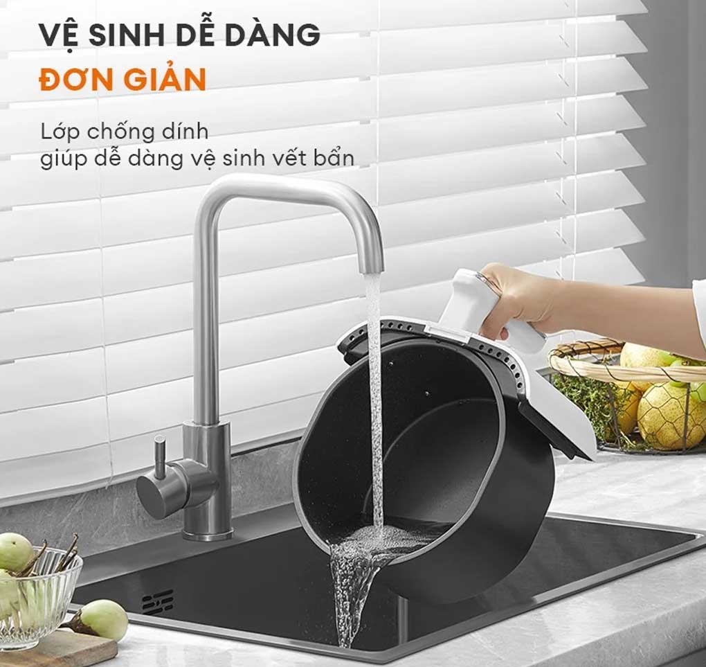 Nồi chiên không dầu Gaabor GA-E45A 4.5 Lít - Hàng Chính Hãng