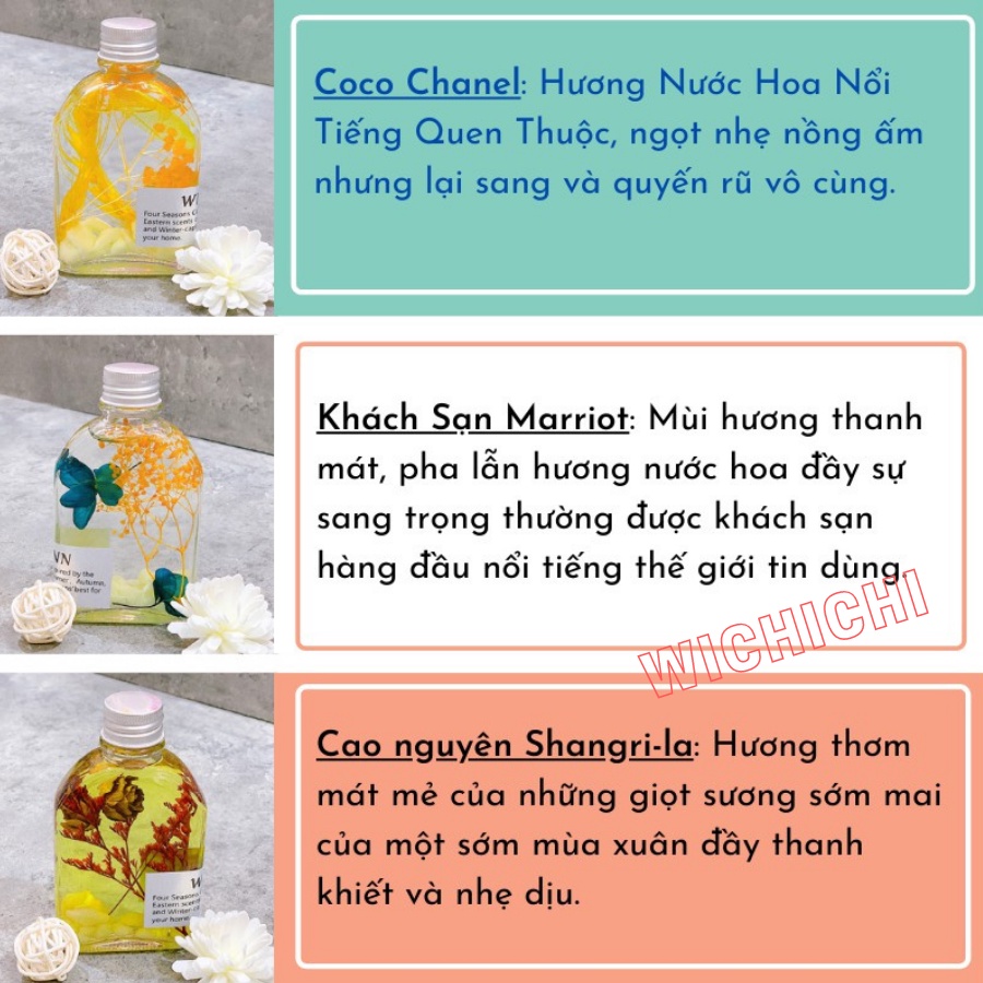 Tinh Dầu Thơm Phòng Hoa Oải Hương Có Que Gỗ Khuếch Tán Phát Sáng Ban Đêm -Nước Hoa Thơm Phòng Oải Hương Thơm Loại 100ml