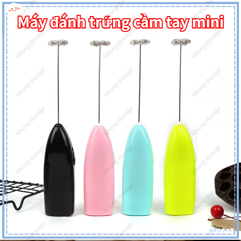 Máy Đánh Trứng Quấy cháo trẻ em Tạo Bọt Cafe Cầm Tay mini Tiện Lợi