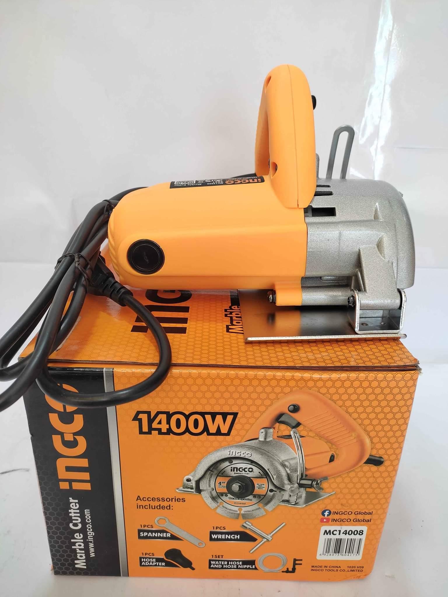 MÁY CẮT ĐÁ HOA CƯƠNG 110MM 1400W INGCO MC14008 - HÀNG CHÍNH HÃNG