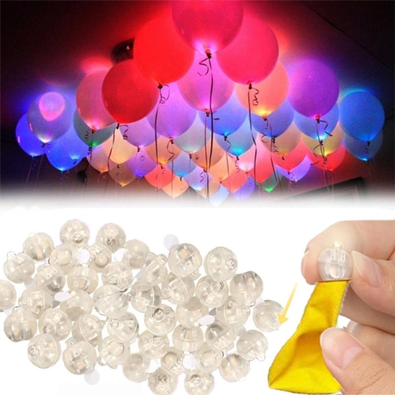 Đèn LED bóng bay mini chống nước nhiều màu sắc trang trí tiệc cưới/sinh nhật/giáng sinh