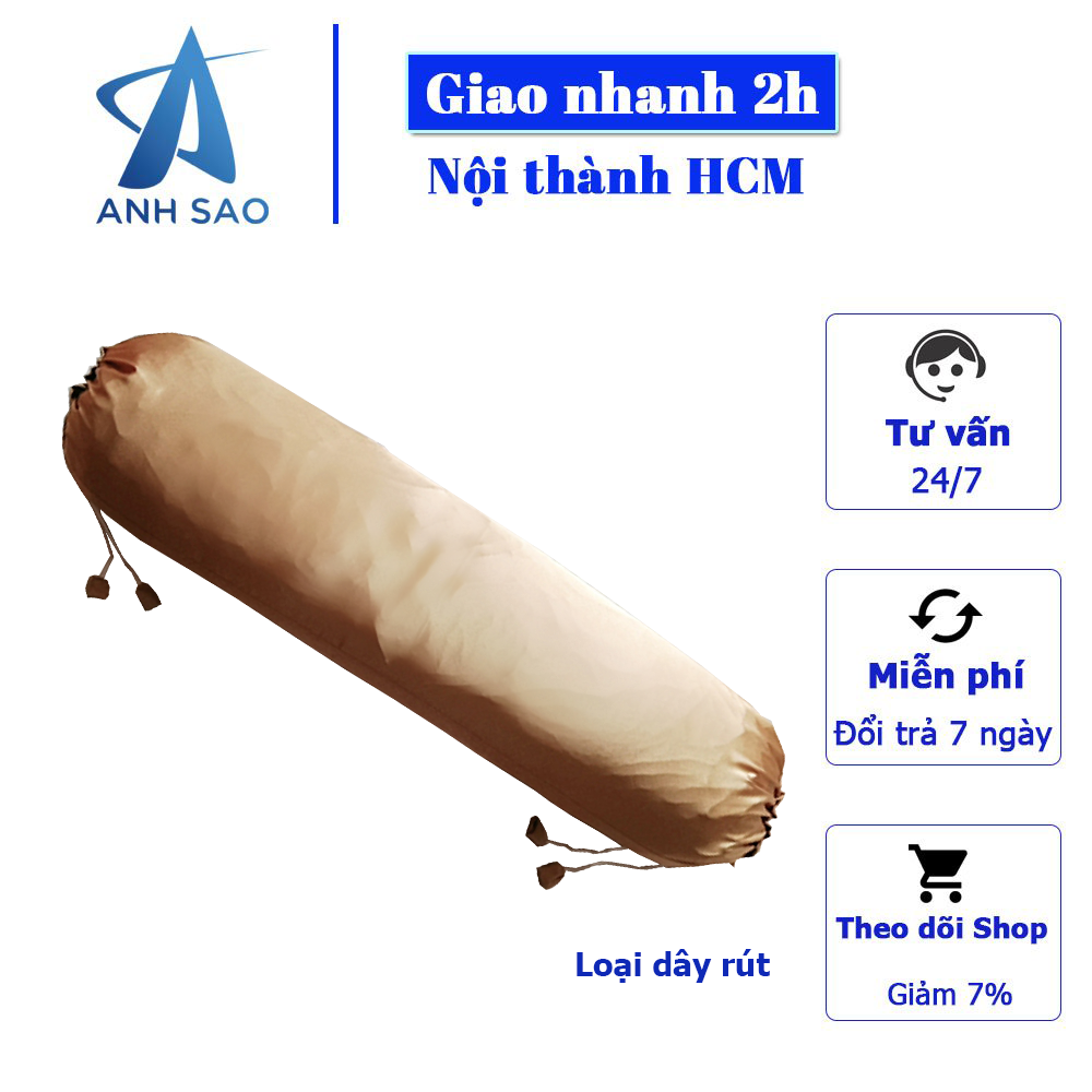 Vỏ gối ôm lụa cao cấp A 35 x 100 cm - mát mẻ, mềm mịn, không kích ứng da