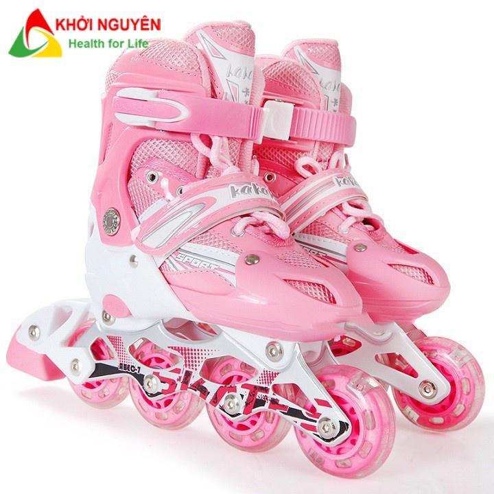 GIÀY TRƯỢT PATIN TRẺ EM KAKALA, CÓ ĐÈN LED, CÓ MÀU CHO BÉ TRAI VÀ BÉ GÁI
