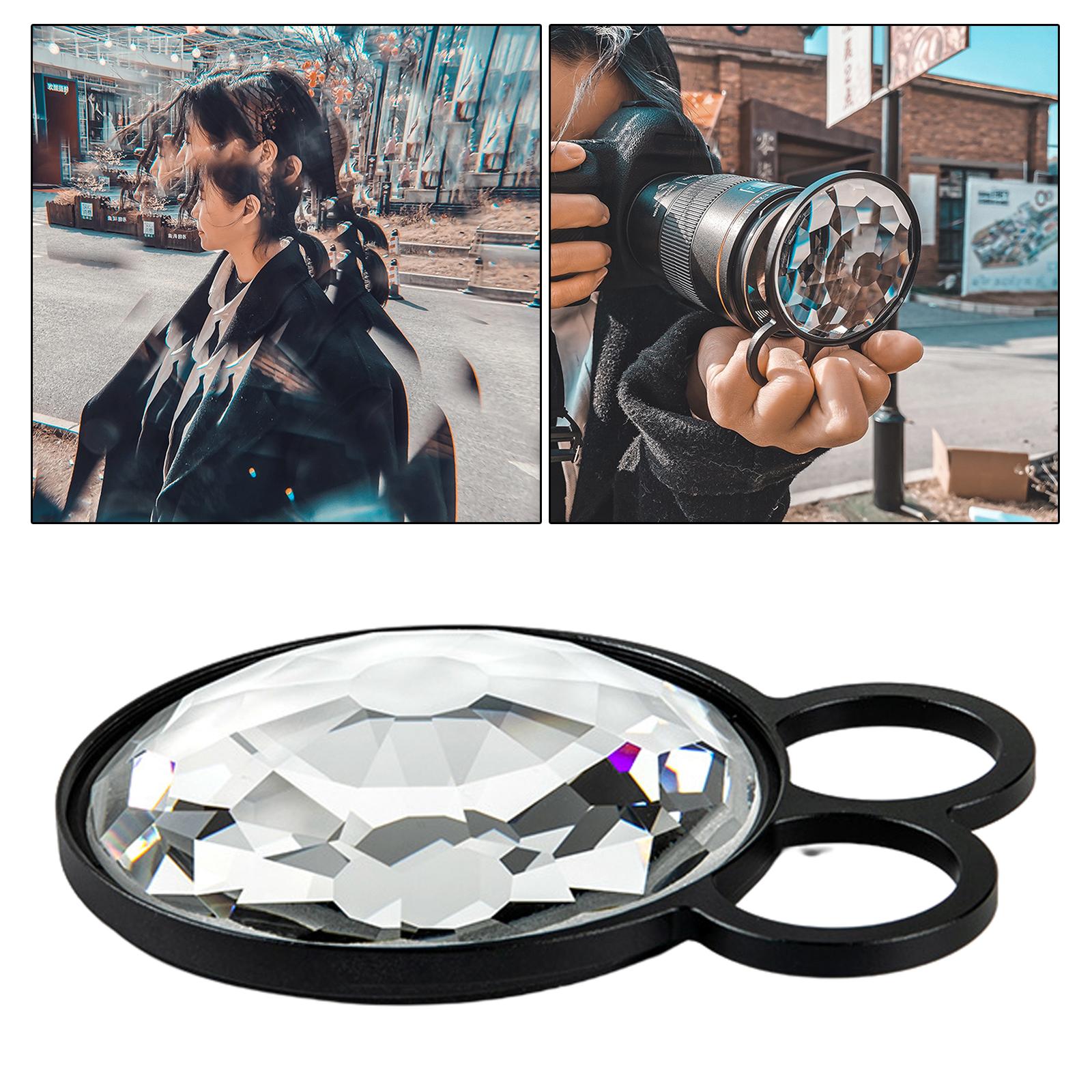 Kaleidoscope Glass Prism Rotatable Effect Filter SLR Photography Accessories