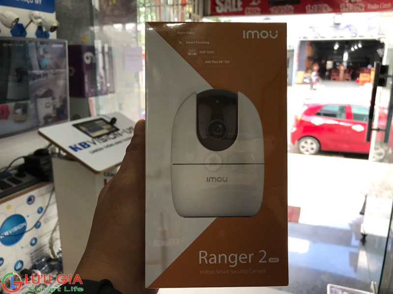 Camera wifi gia đình IMOU Ranger 2 A42P-B 4MP chính hãng xoay 360 độ , đàm thoại hai chiều , nhận thông báo khi phát hiện chuyển động và tiếng động lạ - Hàng Chính Hãng