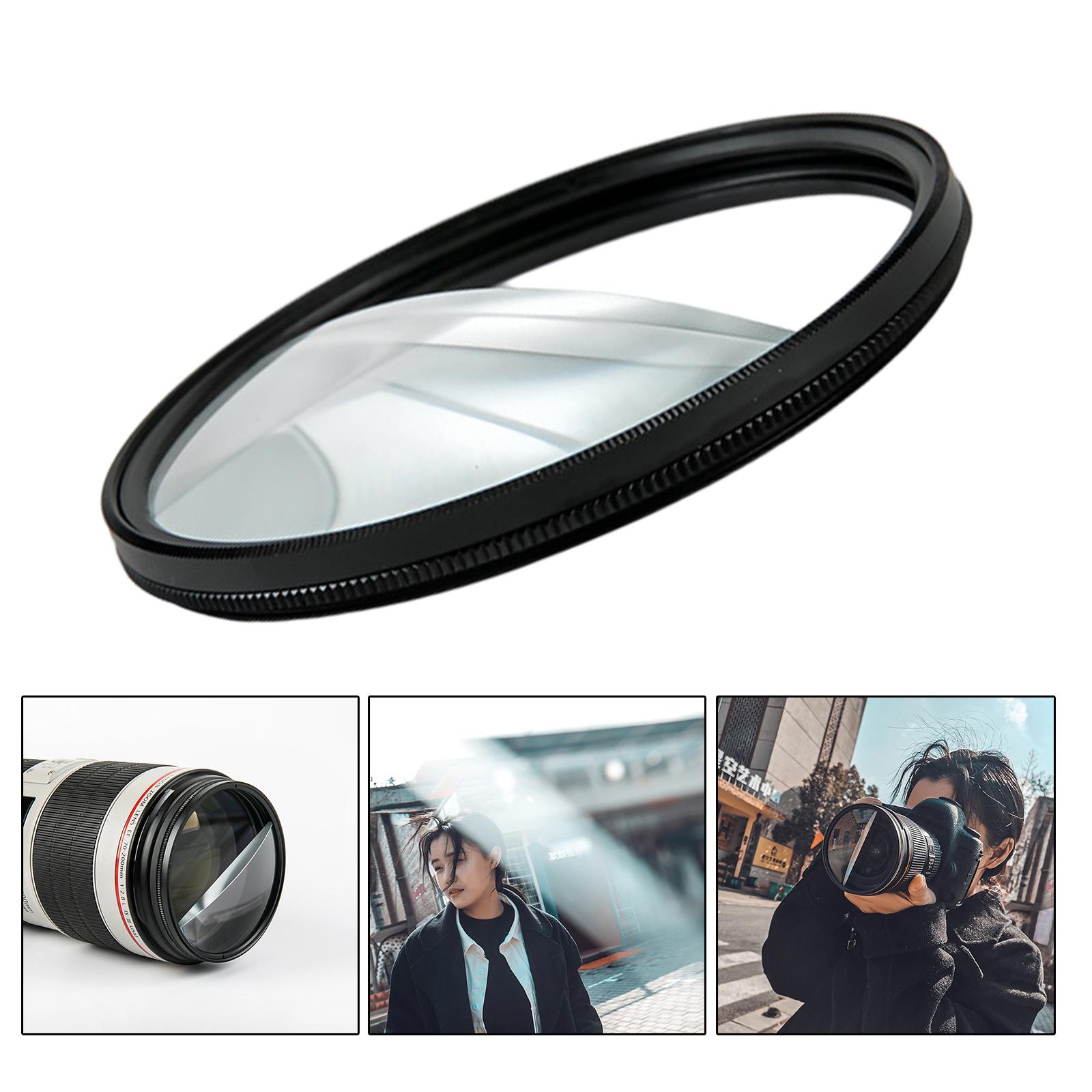 High Quality 77mm Split Field Filter +2 Diopter Filters Photography