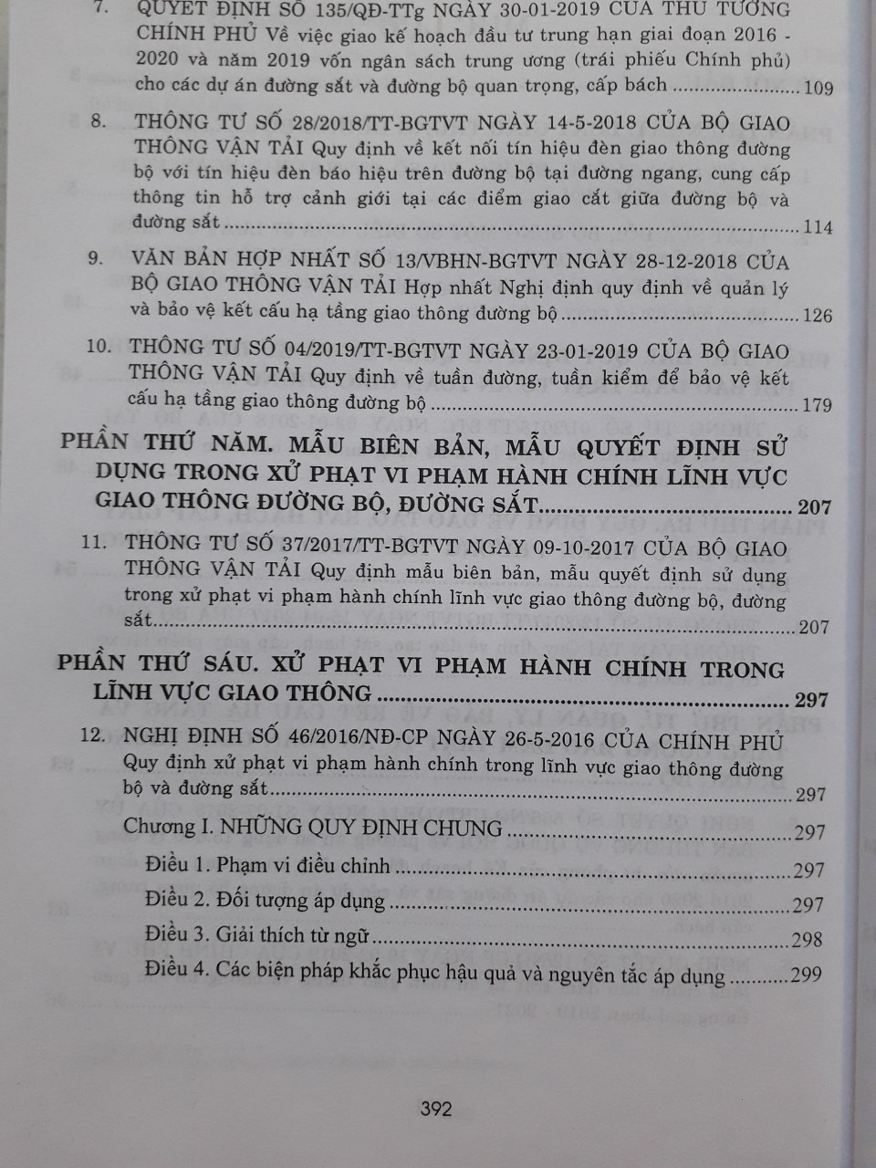 Luật giao thông đường bộ và văn bản hướng dẫn thi hành mới nhất