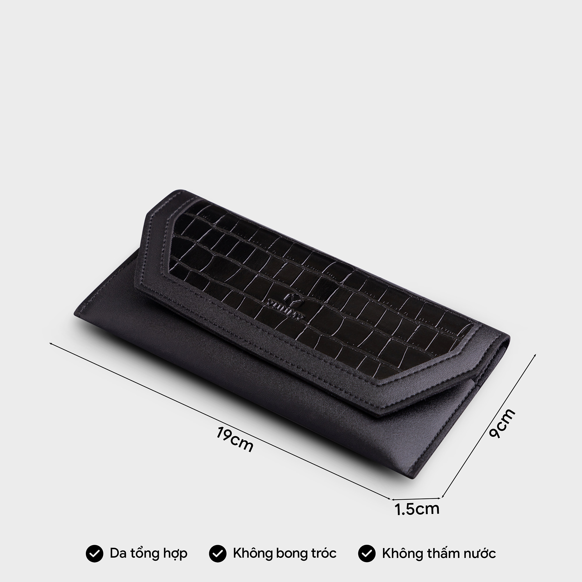 Ví da nữ dáng dài siêu mỏng Yuumy Seasand YV91