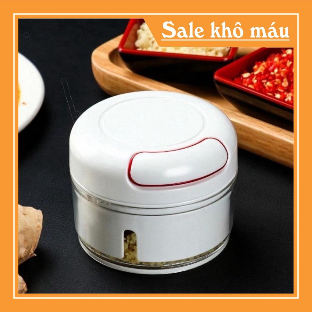 Máy xay tỏi ớt mini cầm tay, dụng cụ xay tỏi ớt