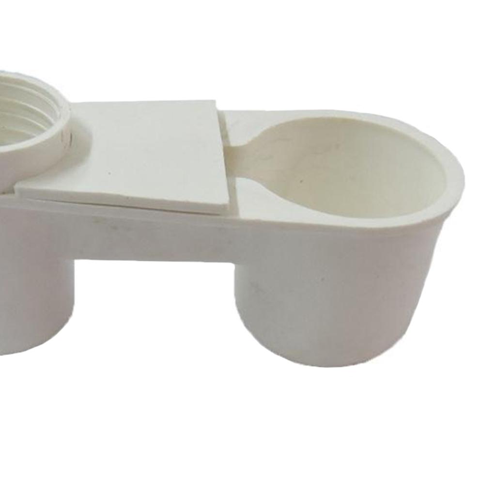 10 x Durable Plastic Water Drinker Cup Birds Feeder Drinking Bowl for Pigeon