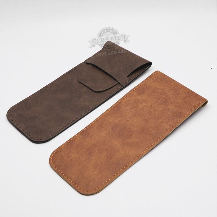 Bao da đựng kính loại mềm chống trầy hiệu quả - Hàng handmade, nhiều màu