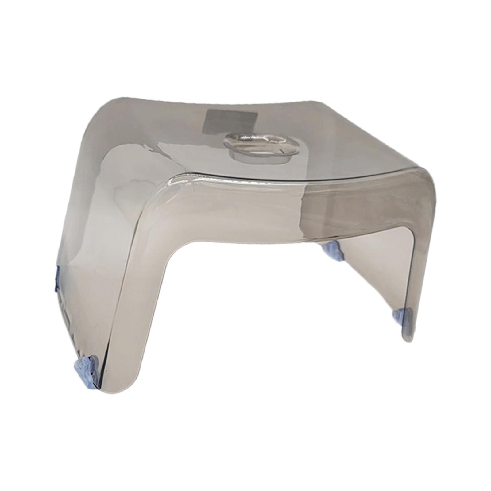 Acrylic Step Stool for Kids Non Slip Stable for Apartment Living Room Adults