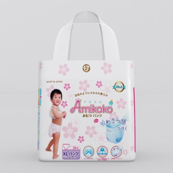 Bỉm - Tã quần Amikoko  size XL 24