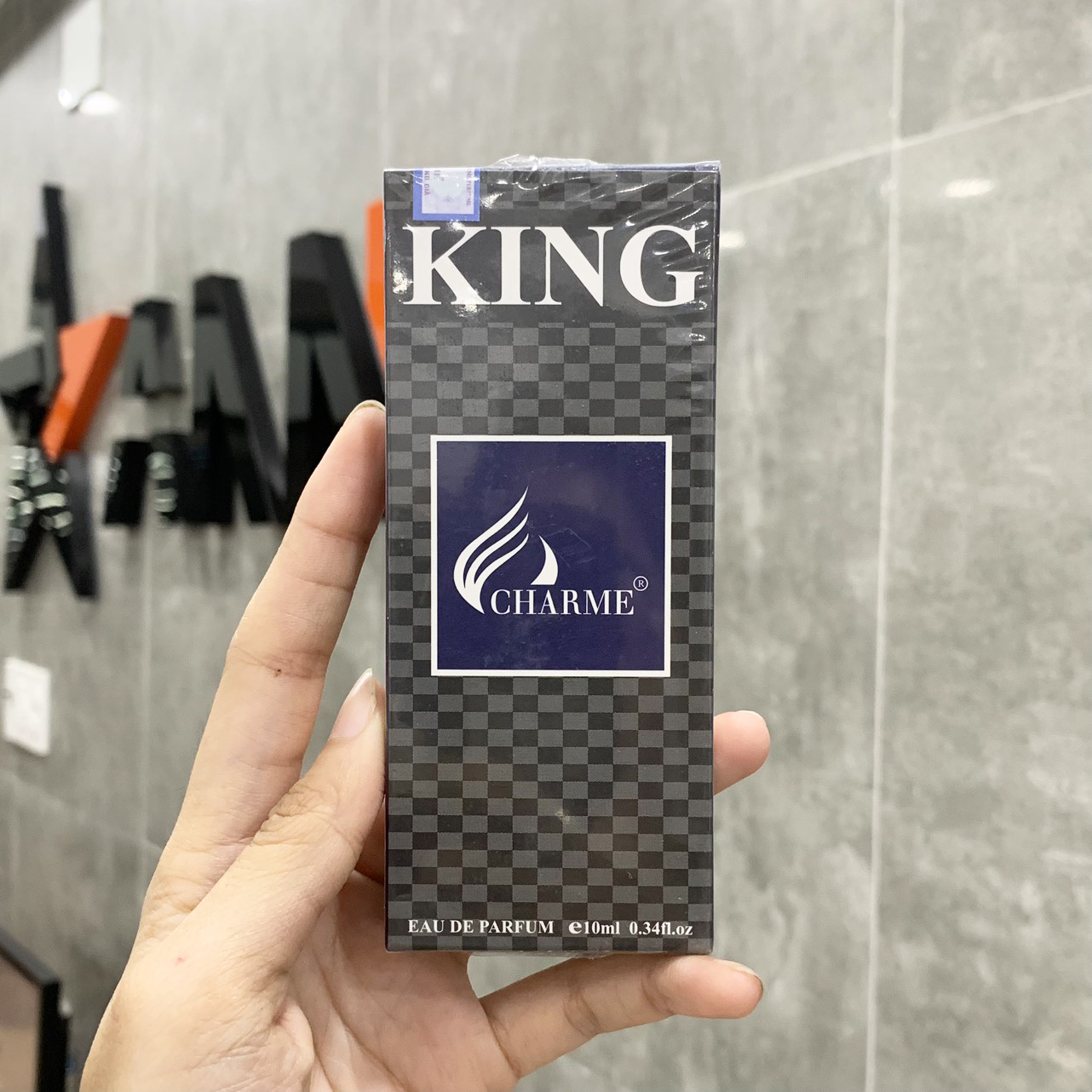 Nước hoa nam cao cấp Charme King 10ml mini hương gỗ nam tính đầy lôi cuốn