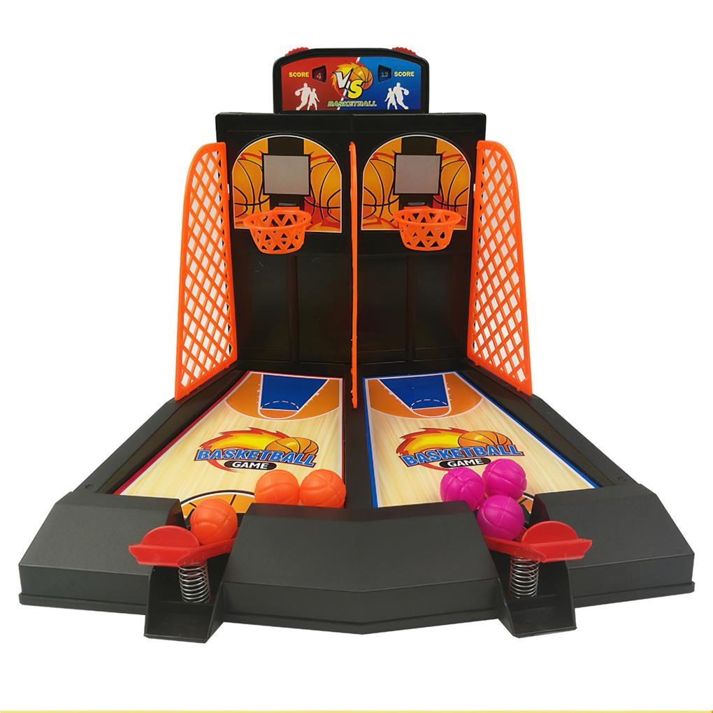 Máy Tính Để Bàn Trò Chơi Bóng Rổ Đồ Chơi Bàn 2 Người Chơi Arcade Trò Chơi Ngón Tay Sân Bóng Thi Đua Thông Minh Bắn  Quà Tặng Cho Trẻ Em