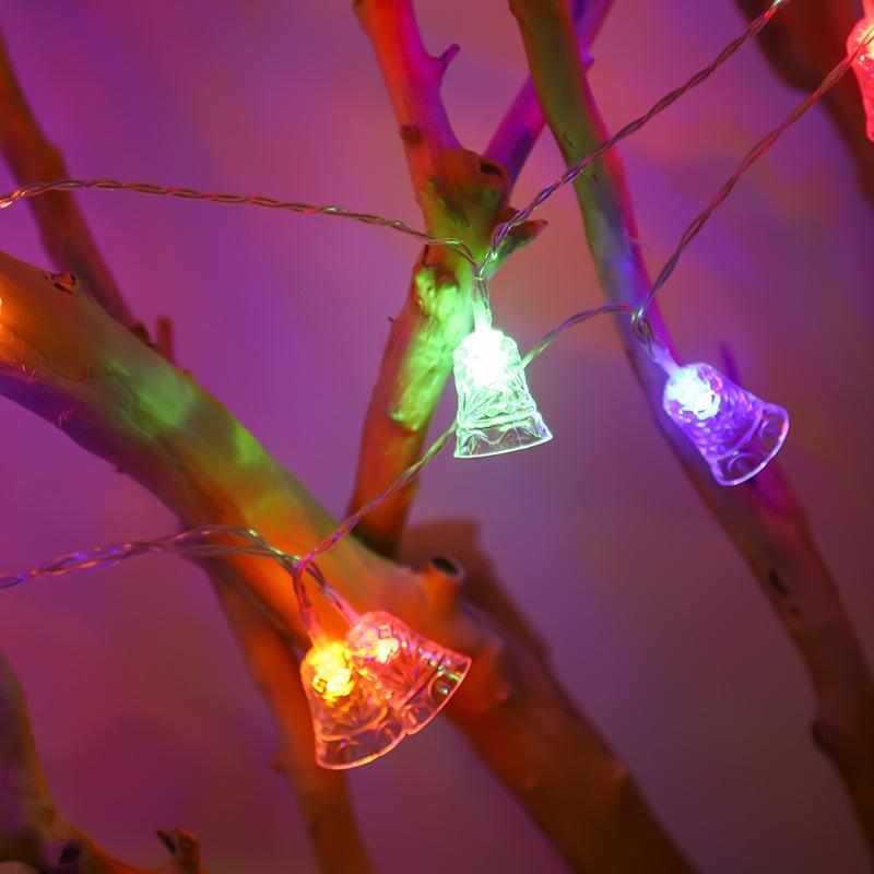 Dây đèn LED 10 bóng nhiều màu sắc trang trí giáng sinh
