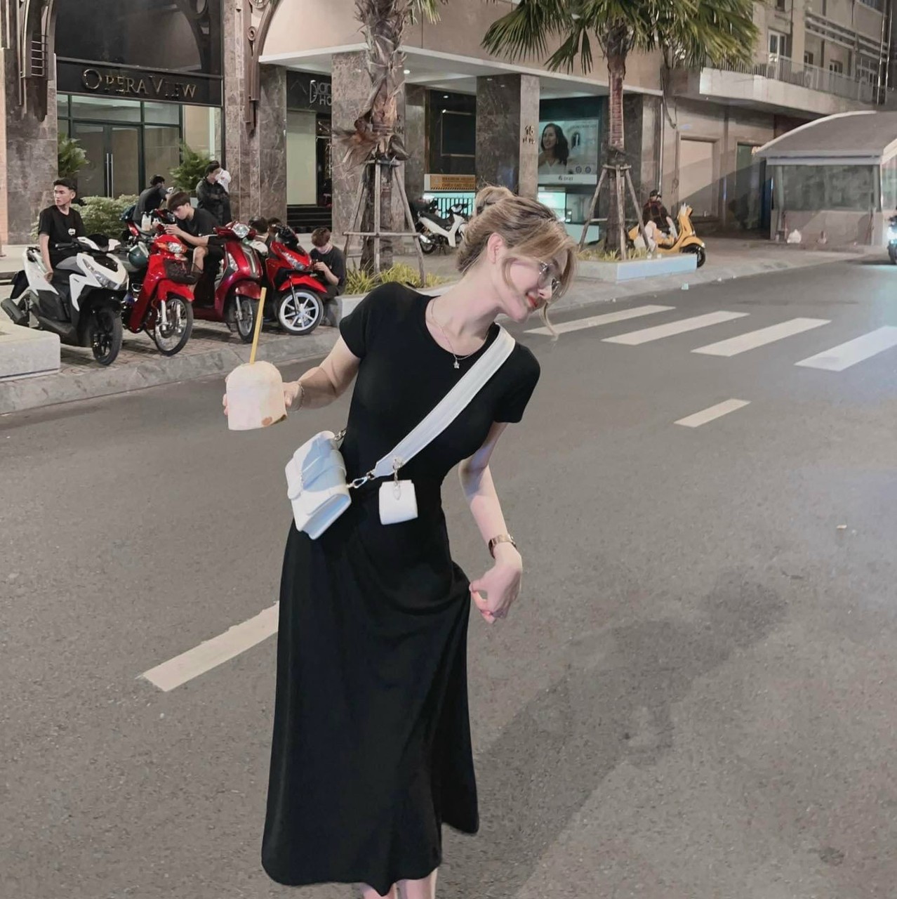 ĐẦM THUN GÂN TĂM SIÊU DÀI XẺ TÀ