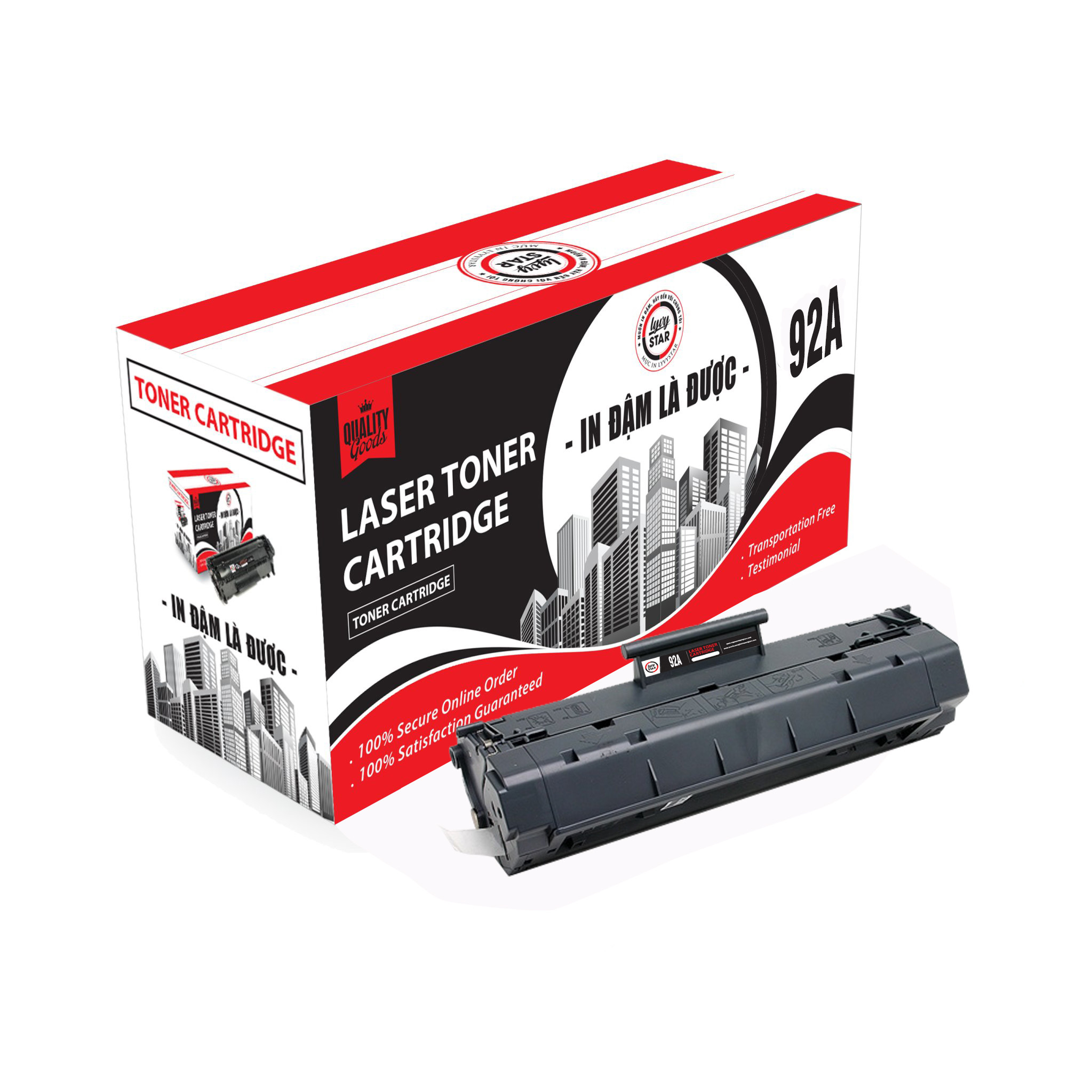 Mực in Lyvystar Laser đen trắng 93A (CZ192A) Khổ A3 dành cho máy Cartridge HP CZ192A - Hàng chính hãng