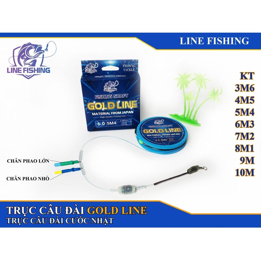 Trục Câu Đài Săn Hàng Buộc Sẵn GOLD LINE Cước Nhật Đồ Câu Văn Chương