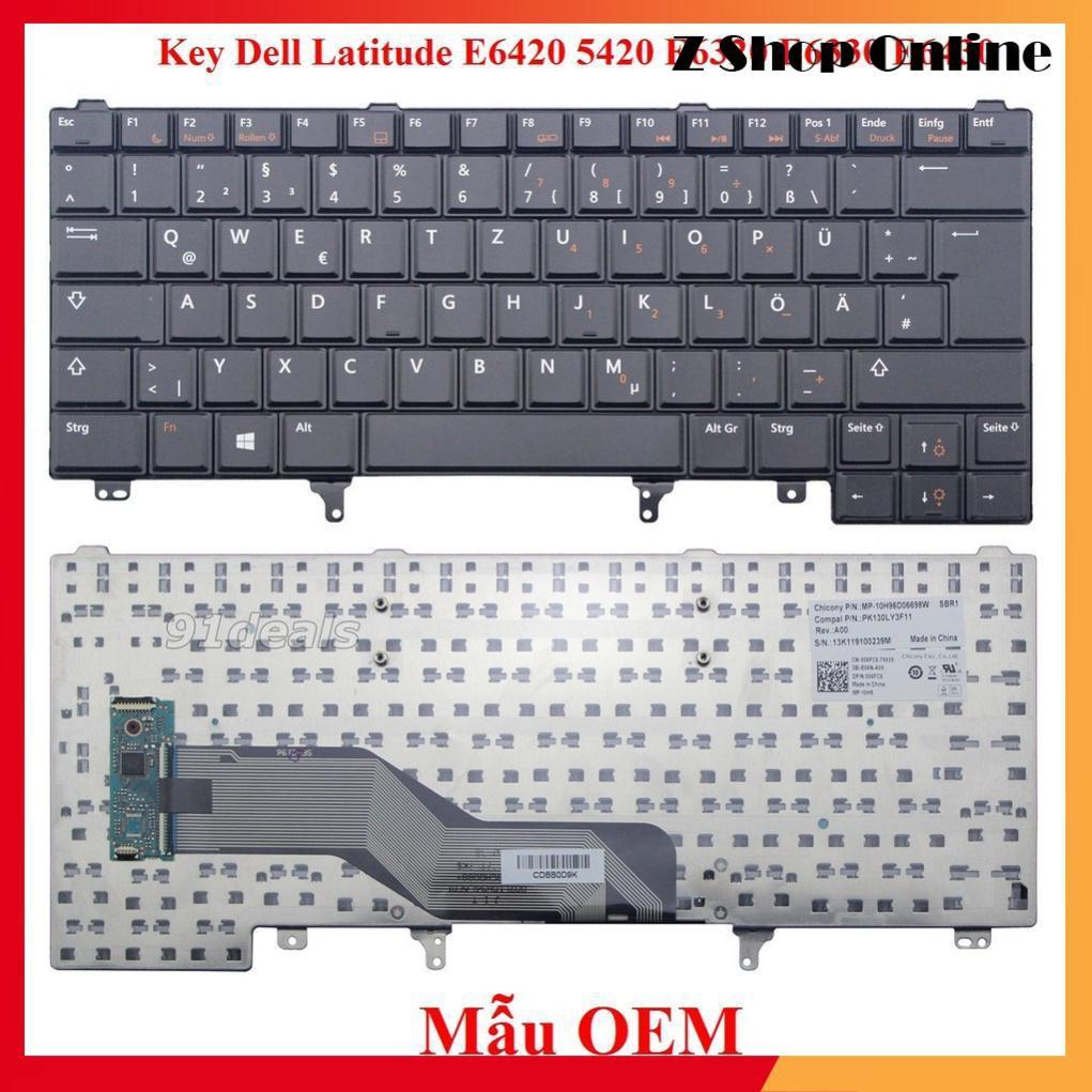 Bàn phím laptop Dell E6420 5420 E6320 E6330 E6430 latitude BH 6 Tháng