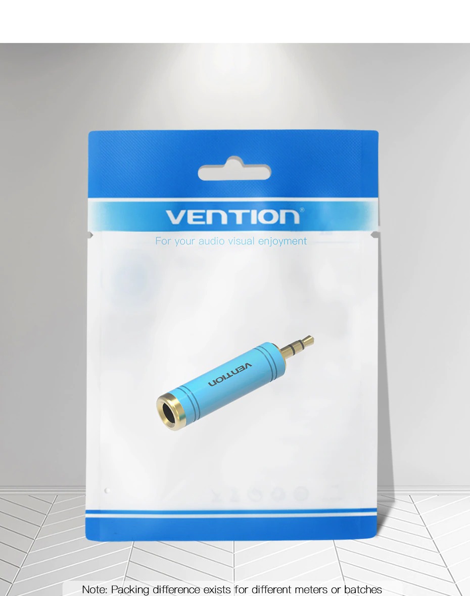 Đầu chuyển đổi Audio 3.5mm sang 6.5mm Vention VAB-S04-L - hàng chính hãng