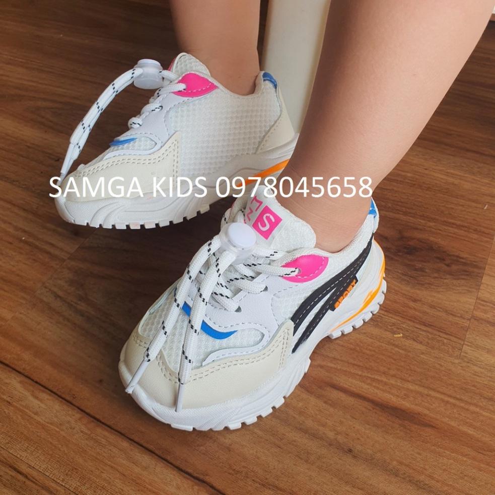 Giày thể thao cho bé, Giày sneaker bé trai bé gái phối nhiều màu đáng yêu phong cách Hàn Quốc mẫu mới nhất M329