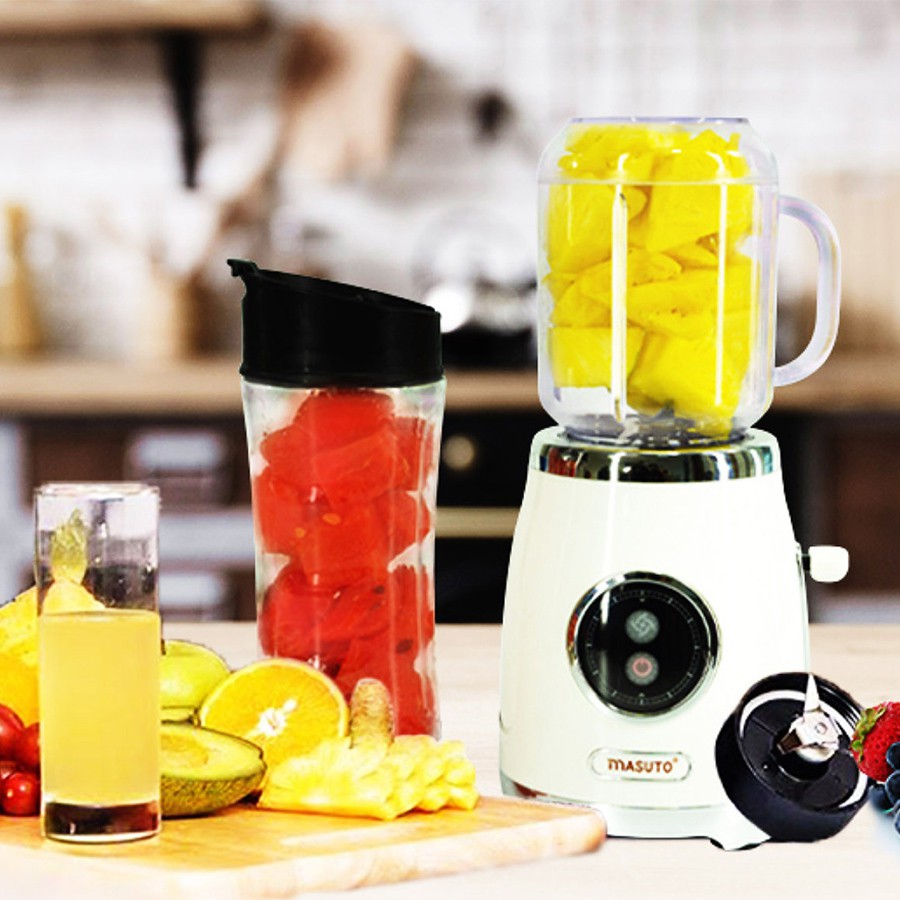 Máy xay sinh tố Sothing Masuto Blender BL399B 2 cối, công suất 300w- Hàng chính hãng