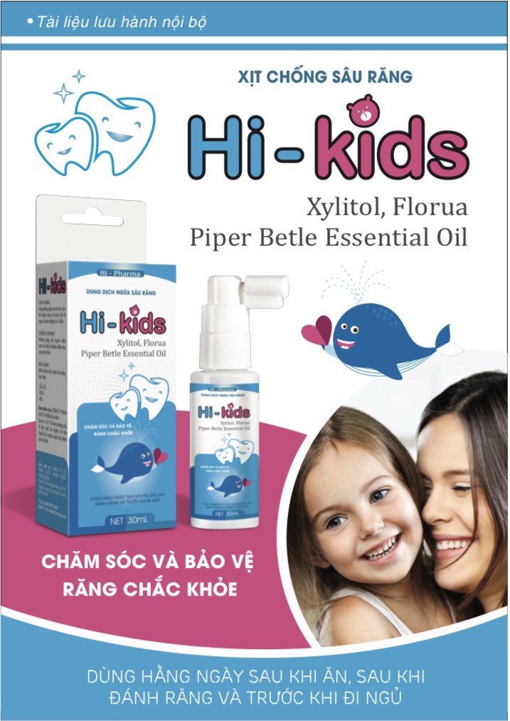 Dung dịch ngừa sâu răng Hi Kids Greenstar