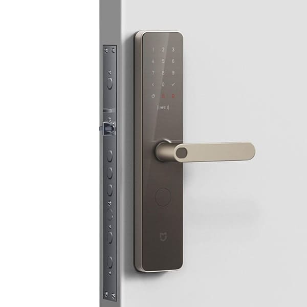 Khóa cửa vân tay thông minh Smart Door Lock Mijia - Mở cửa NFC, Bluetooth, mật khẩu, mật khẩu tạm thời, chìa khóa, chuông báo động từ xa, chống phá khóa, theo dõi từ xa với ứng dụng Mi Home, cổng sạc Type-C, 8 pin AA