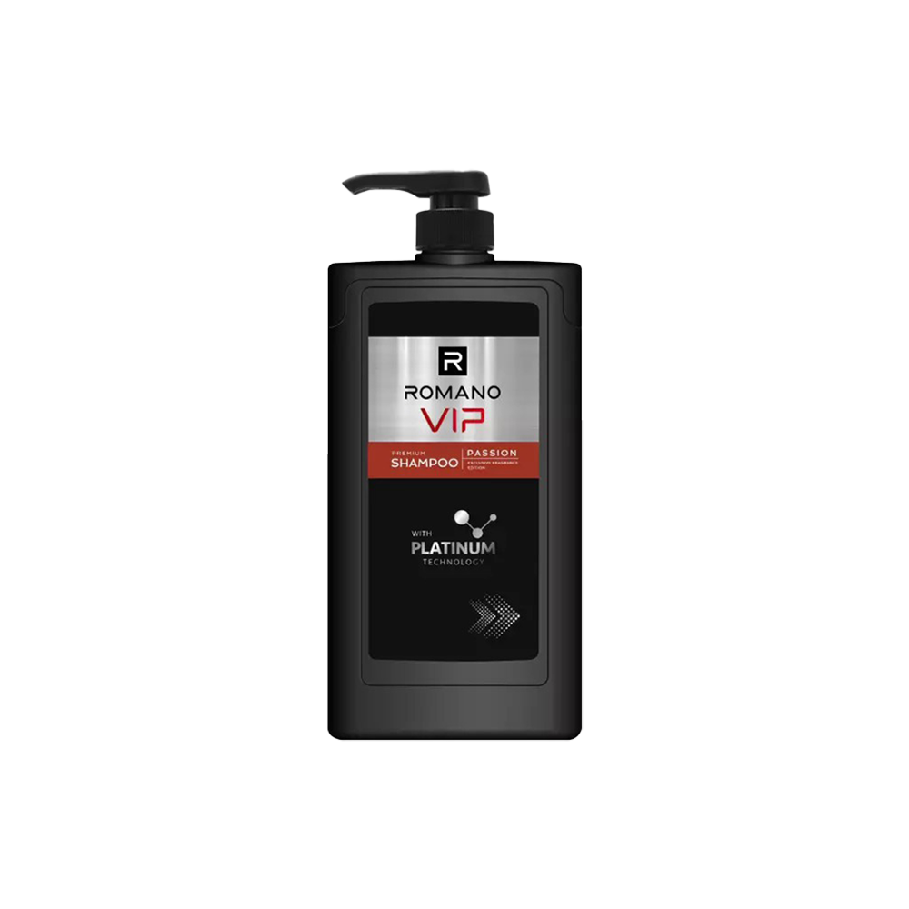 Dầu gội cao cấp Romano VIP Passion mạnh mẽ bí ẩn 650g