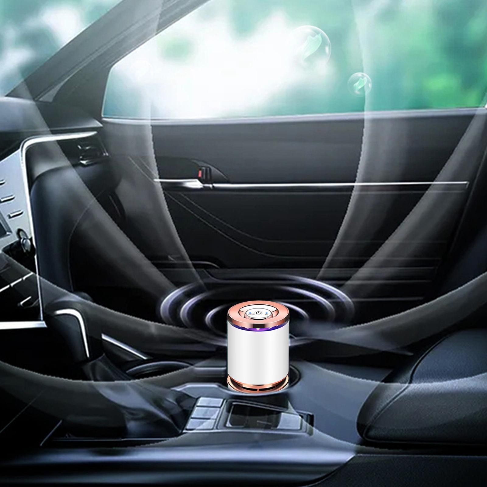 Car Air Purifier Quiet USB Room Home Air Cleaner for Smoke Pet Odors Removes Dust