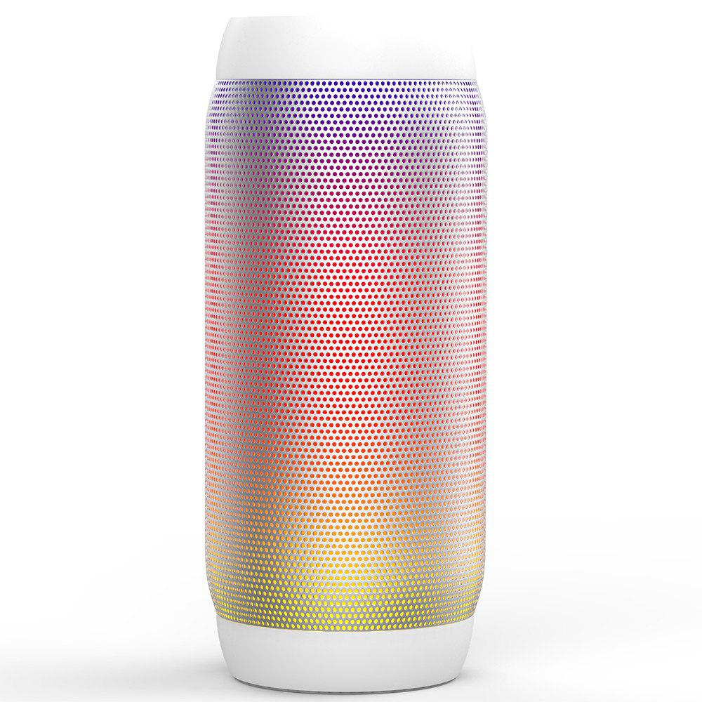 LED Bluetooth loa mới di động ngoài trời Hỗ trợ NFC TF Chức năng Thẻ Subwoof Loa Player Mini Bluetooth Loa màu: Trắng