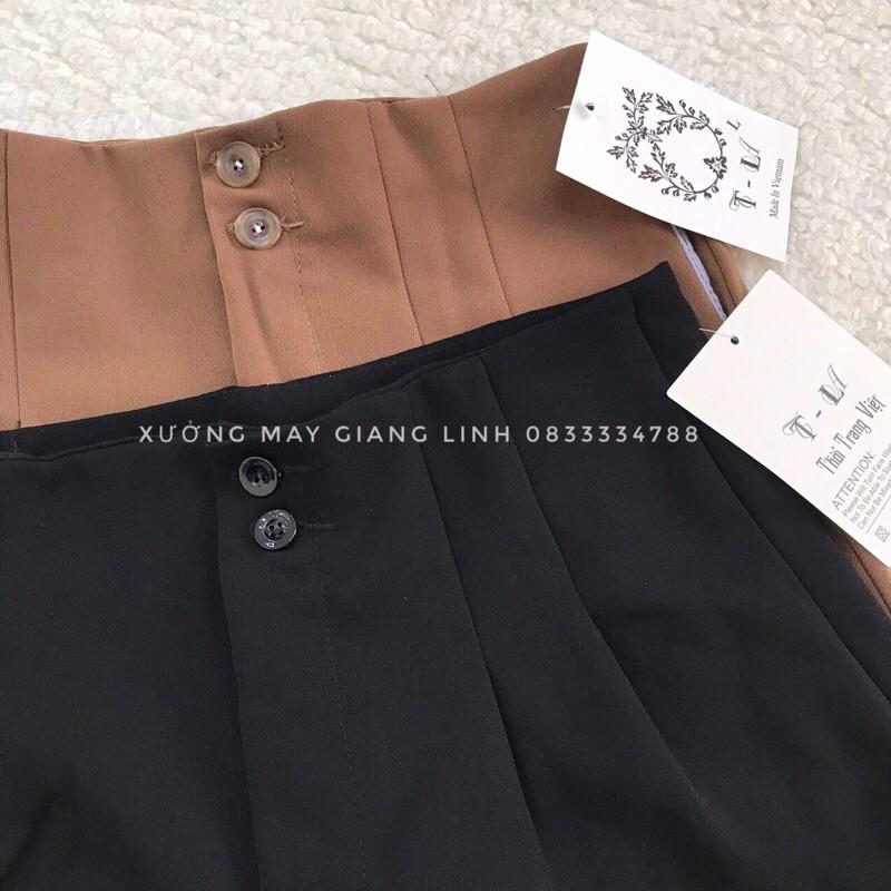Quần Baggy 2 Khuy- Quần Cạp Cao- Ảnh Thật Shop Chụp