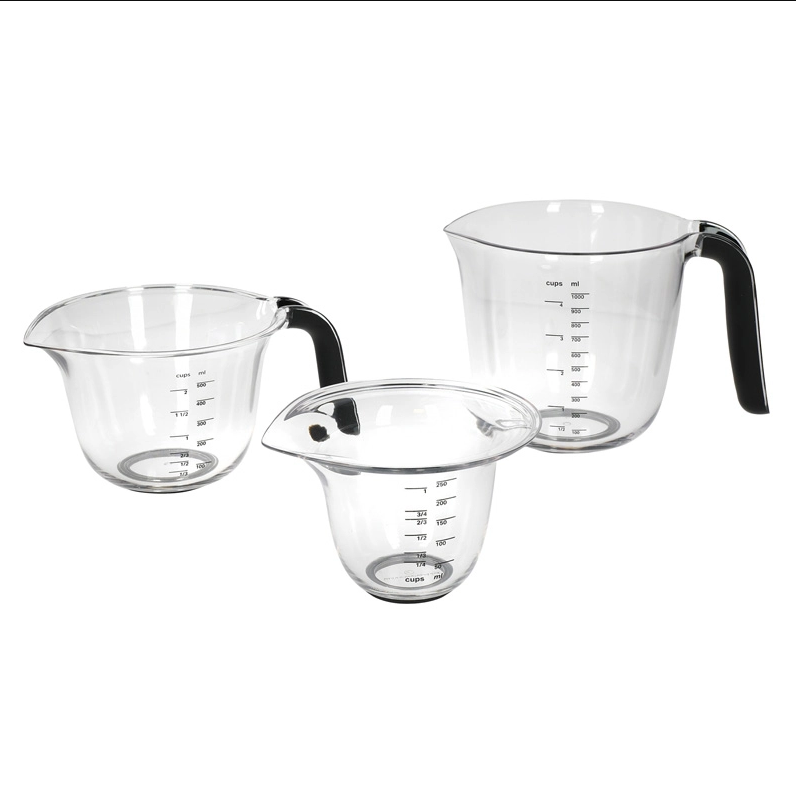 KitchenAid - Bộ ca đong dung tích màu đen - 3 cái