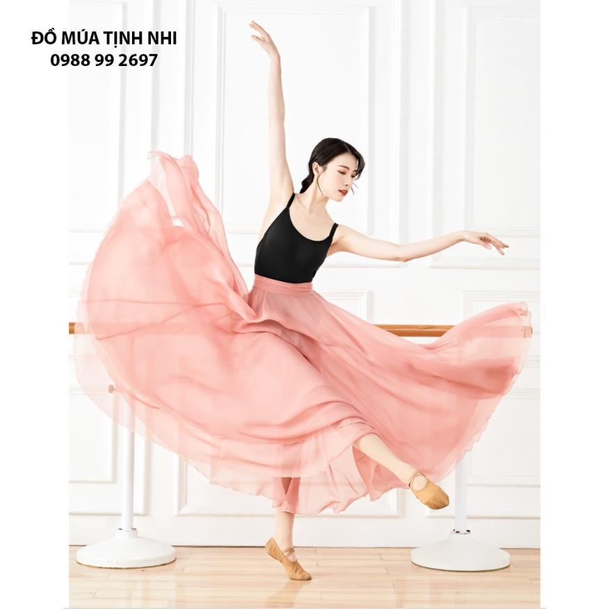 Chân váy | Tà váy múa cổ trang | Váy múa dân gian | múa hiện đại 720 độ CV04 - Đồ Múa Tịnh Nhi
