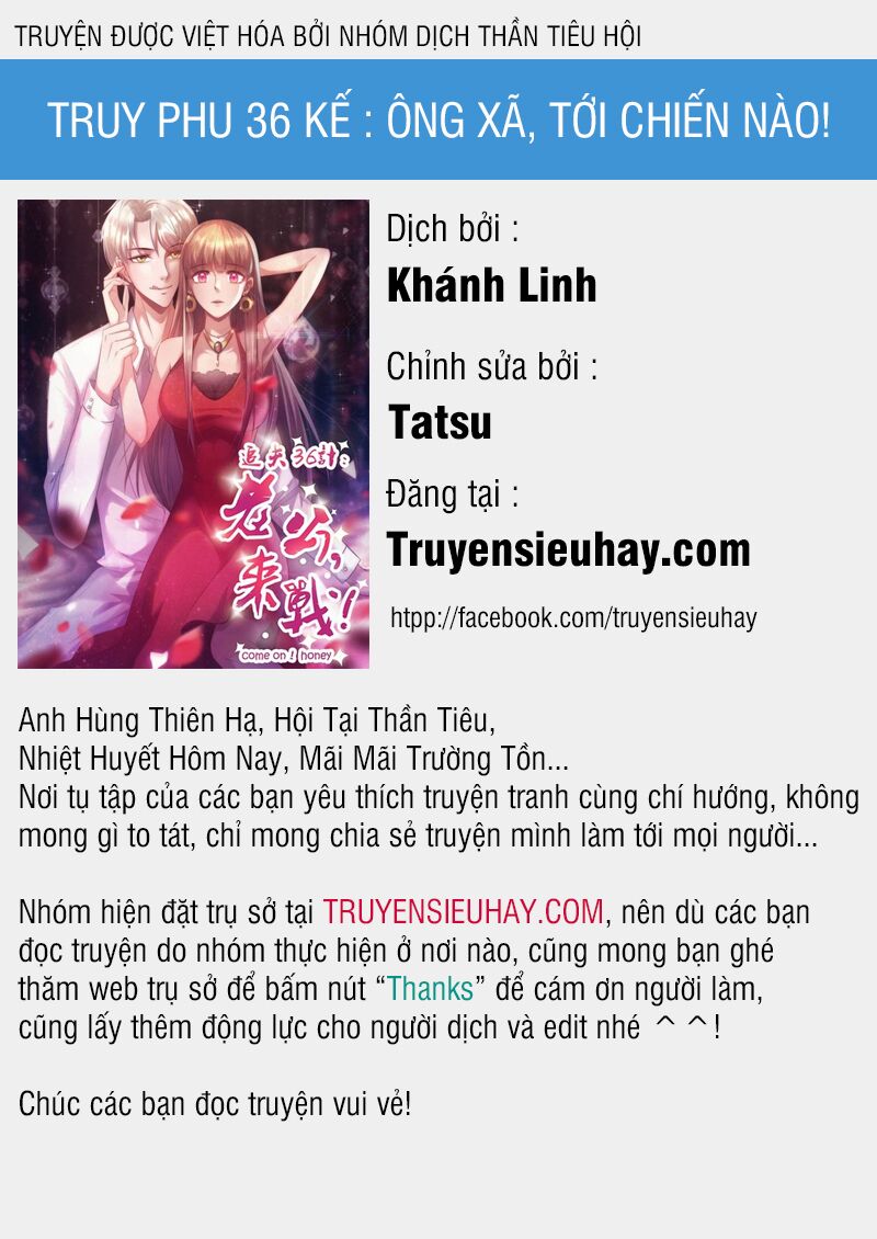 truy phu 36 kế - ông xã à, tới chiến nào! chapter 5 1