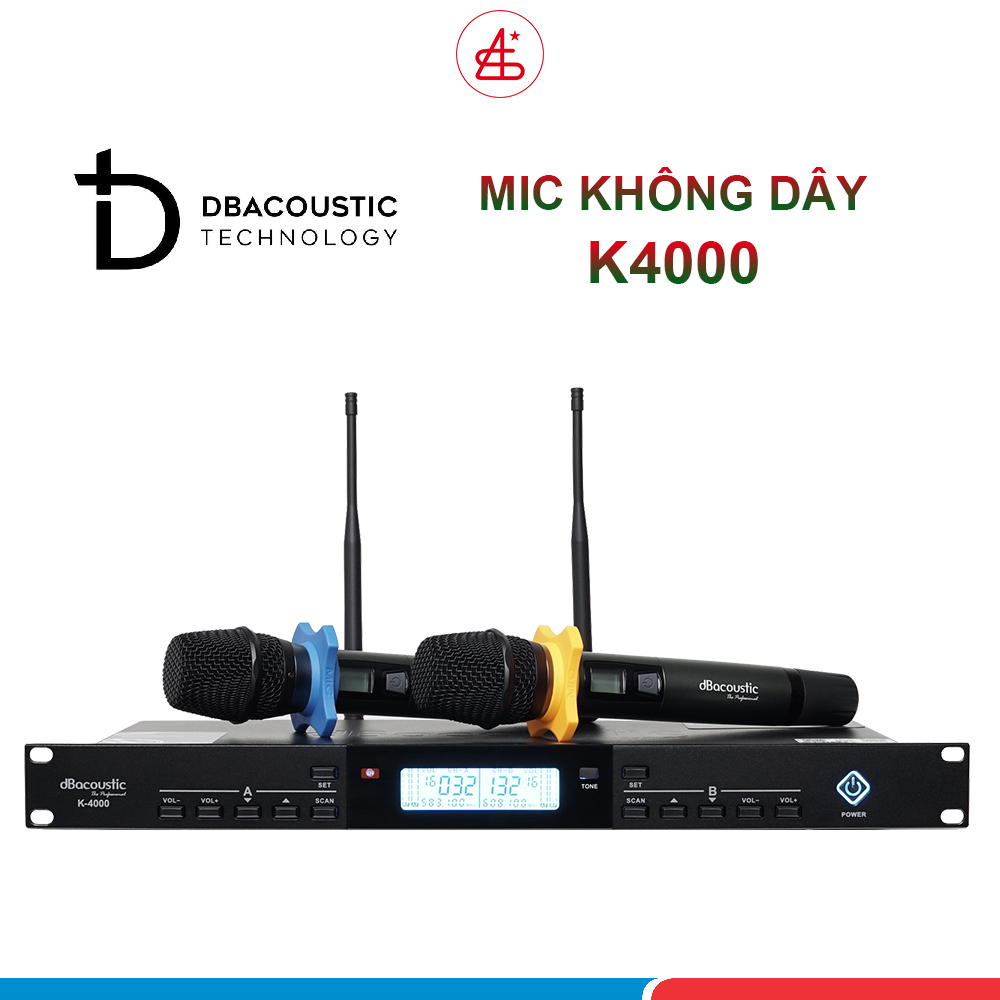 Mic không dây dbacoustic K6000 / K5000 / K4000. mic hát karaoke db acoustic, hàng chính hãng