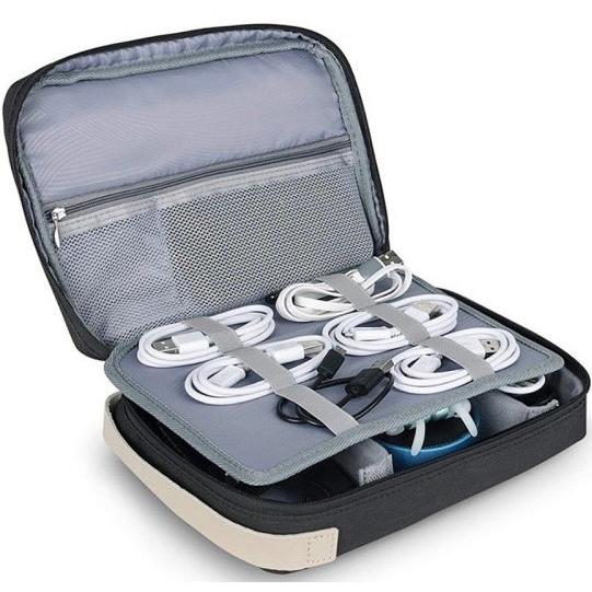 Túi Xách Tay Đựng Phụ Kiện Wiwu Cozy Storage Bag Chống Thấm Nước Chứa Nhiều Ngăn Bảo Vệ Thiết Bị Điện Tử, Smart Phone