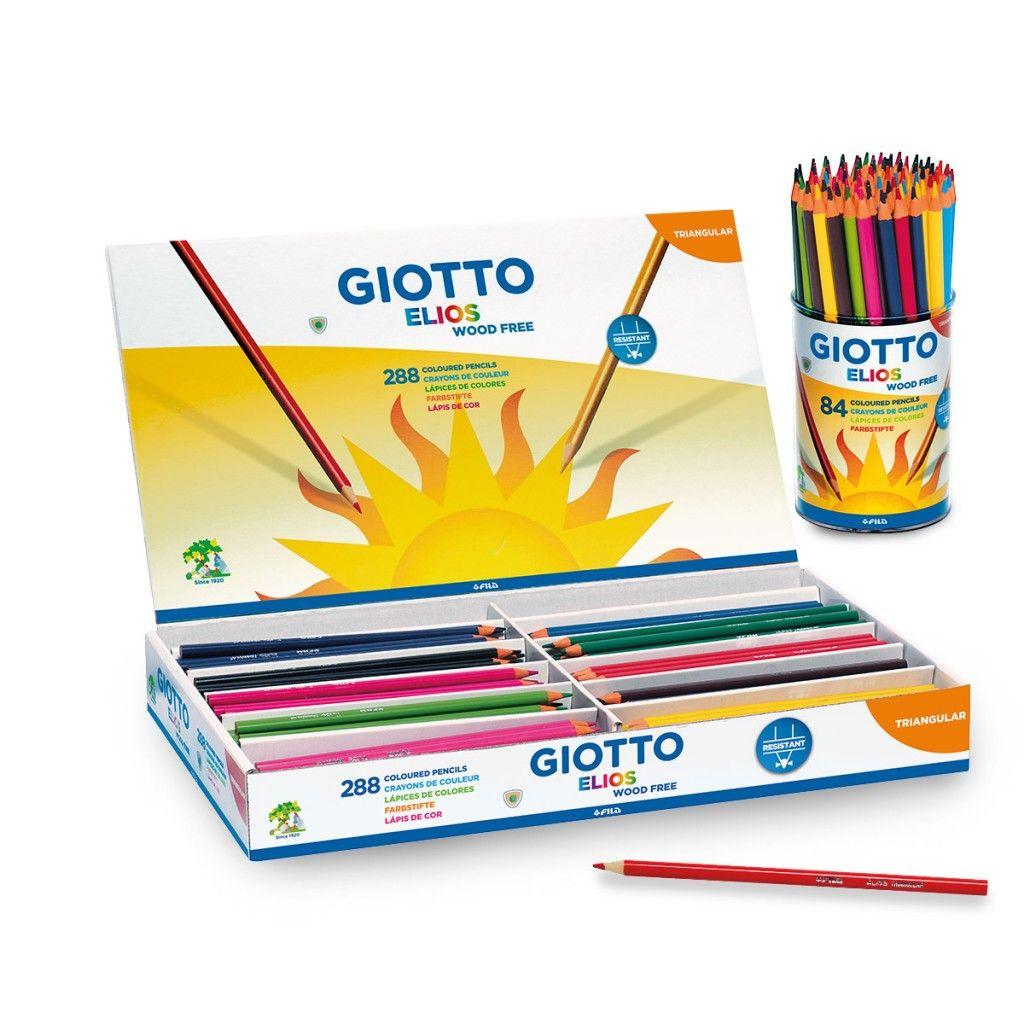 Hộp chì màu nhập khẩu Italy GIOTTO Elios Wood Free 288